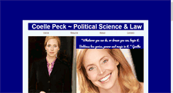 Desktop Screenshot of coellepeck.com