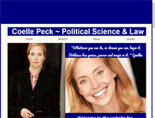 Tablet Screenshot of coellepeck.com